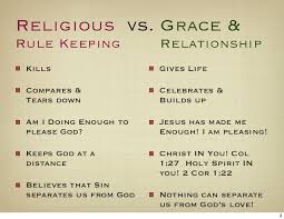 Religion vs relationship